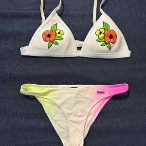 Triangl Floral Bikini Set